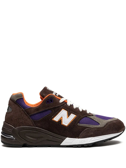 New Balance Made in USA 990v2 "Brown/Orange/Purple" sneakers