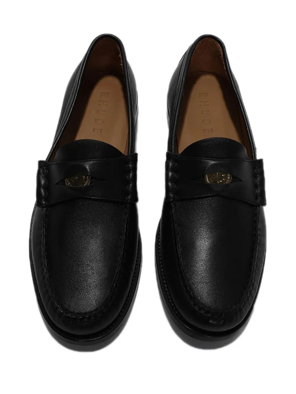 RHUDE Penny leather loafers