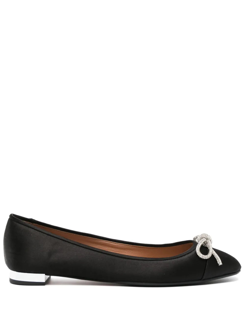 Aquazzura Parisina satin-finish ballerina shoes