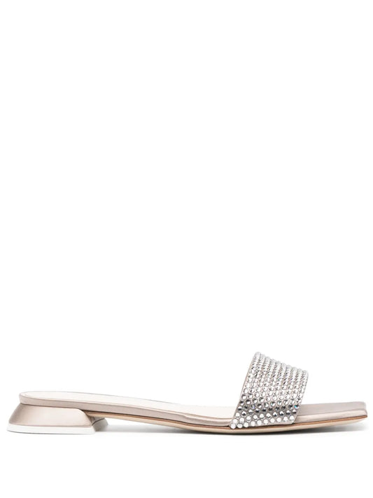3juin rhinestone-embellished open-toe sandals