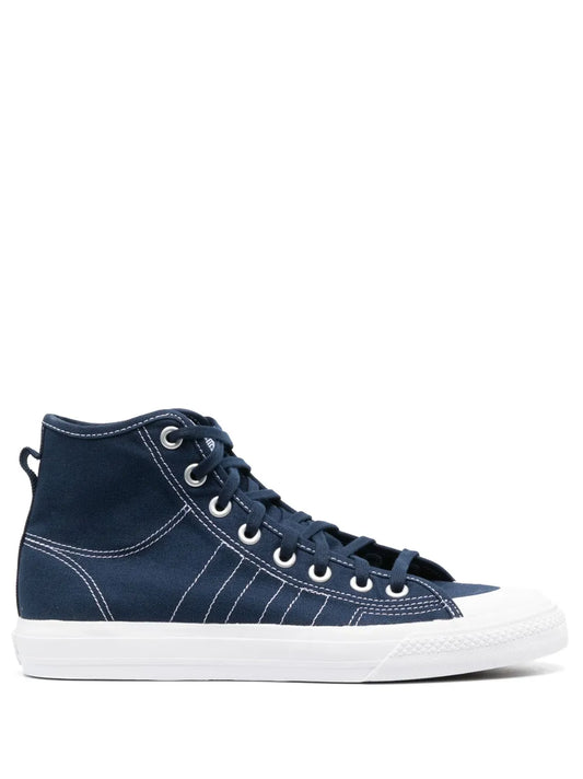 adidas lace-up high-top sneakers