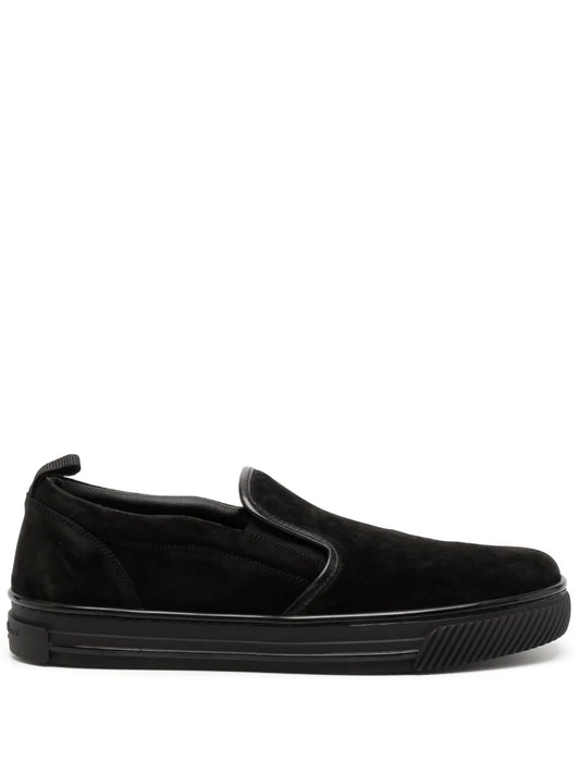 Gianvito Rossi suede slip-on loafers