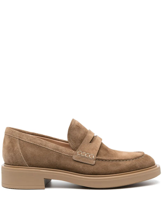 Gianvito Rossi Harris suede loafers