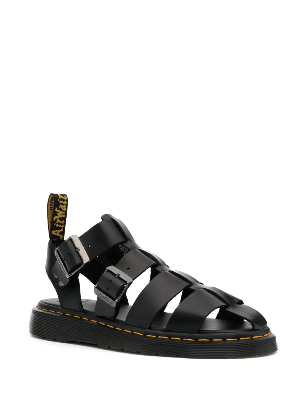 Dr. Martens caged-design leather sandals 