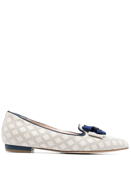 ESSERE ribbon-detail flat ballerina shoes