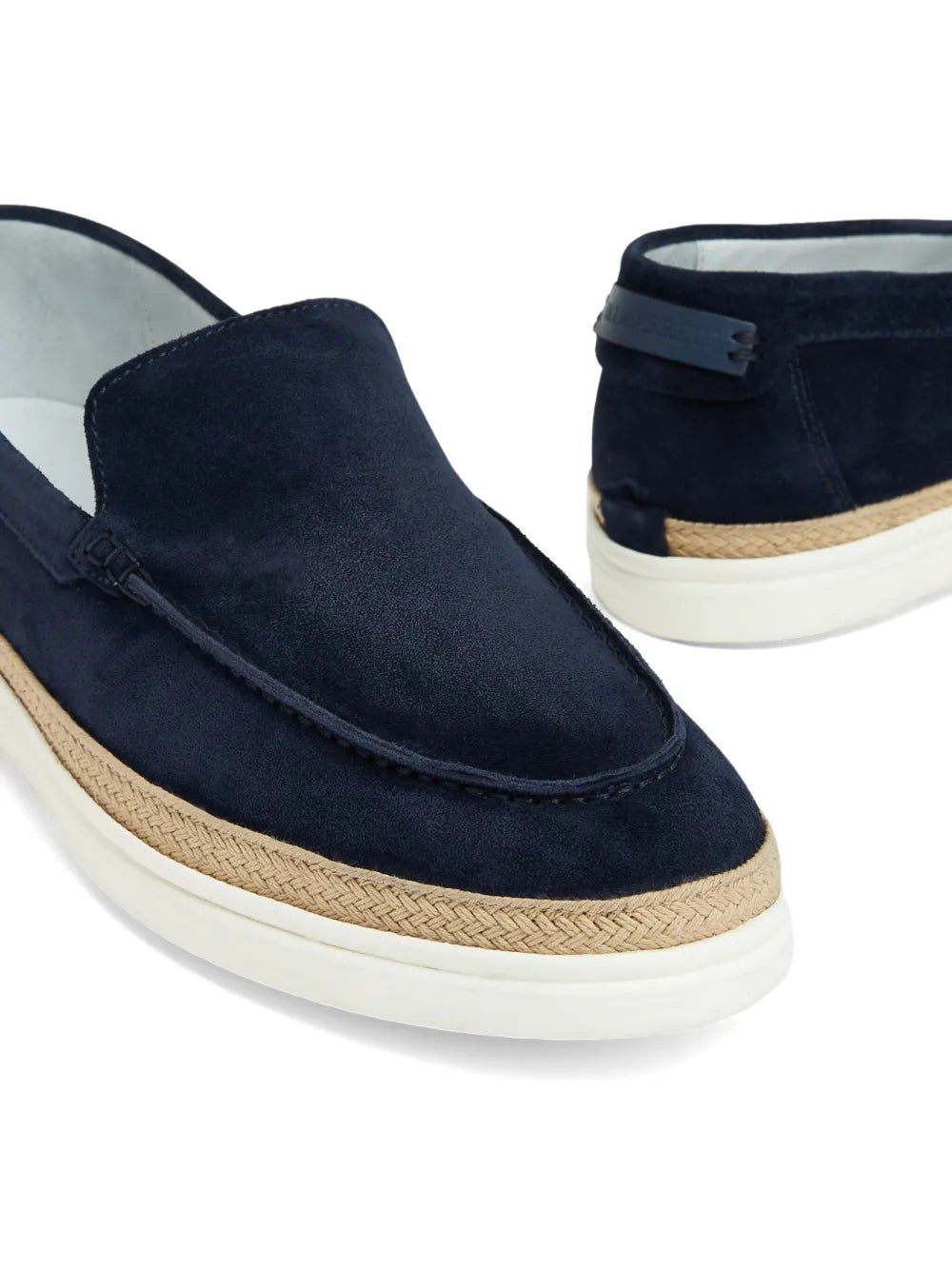Barrett almond-toe suede loafers