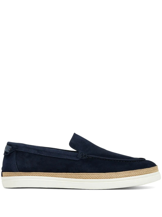 Barrett almond-toe suede loafers