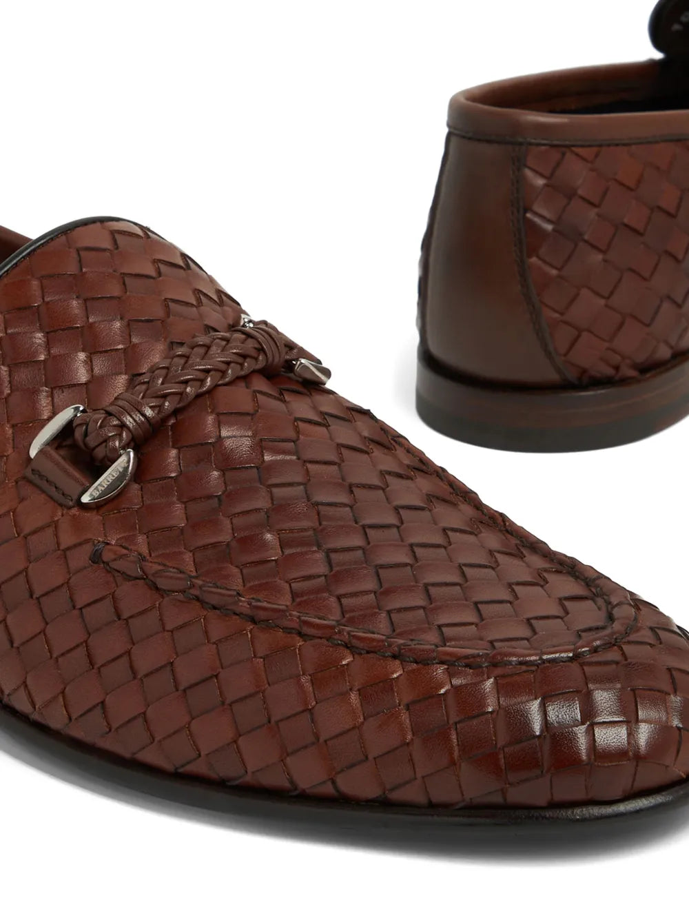 Barrett interwoven leather loafers