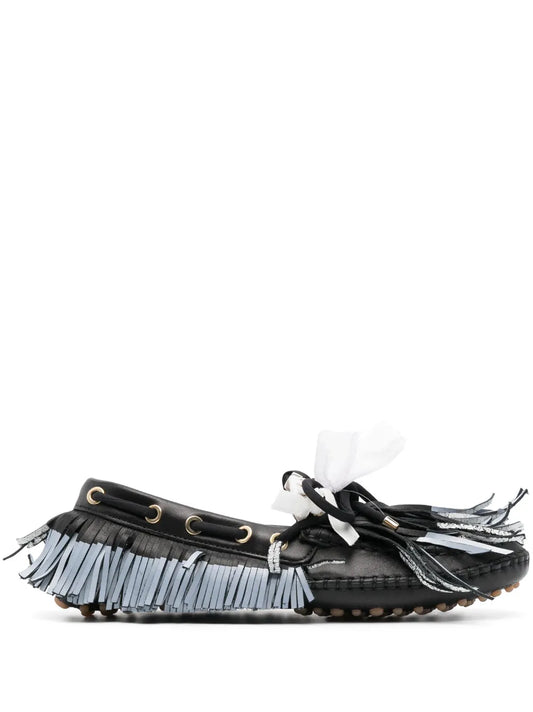 13 09 SR Puli frayed leather loafers