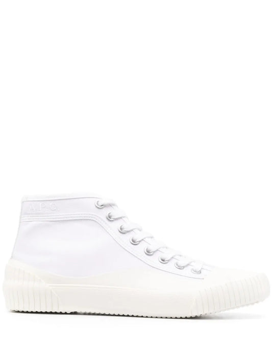 A.P.C. Iggy canvas high-top sneakers