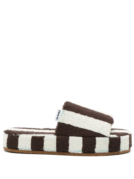 Sunnei Dreamy stripe-detail slides