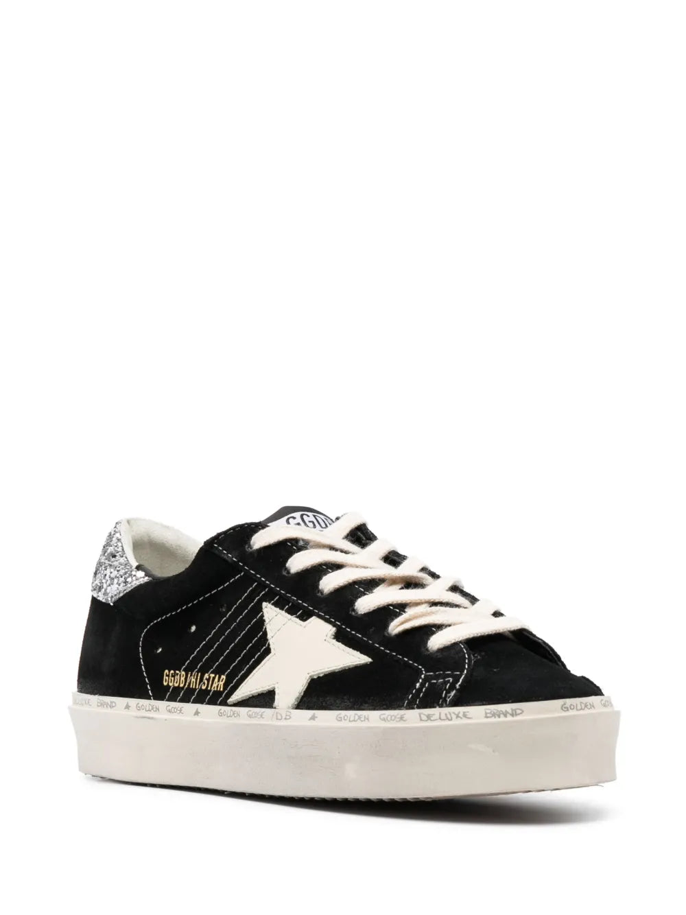Golden Goose Hi Star glitter suede sneakers