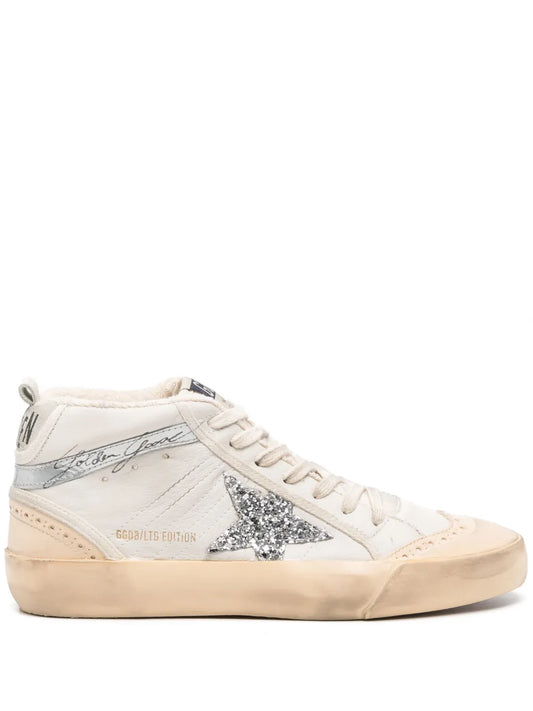 Golden Goose Mid-Star leather sneakers