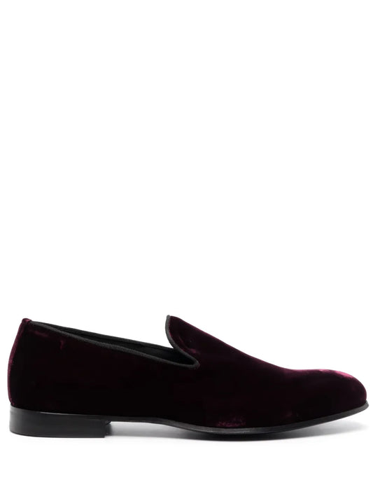 D4.0 Fodera slip-on velvet loafers
