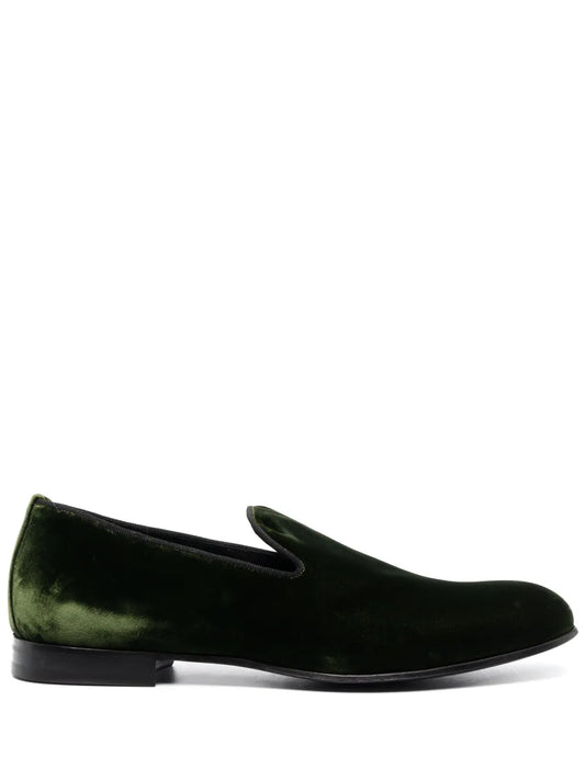 D4.0 Fodera slip-on velvet loafers