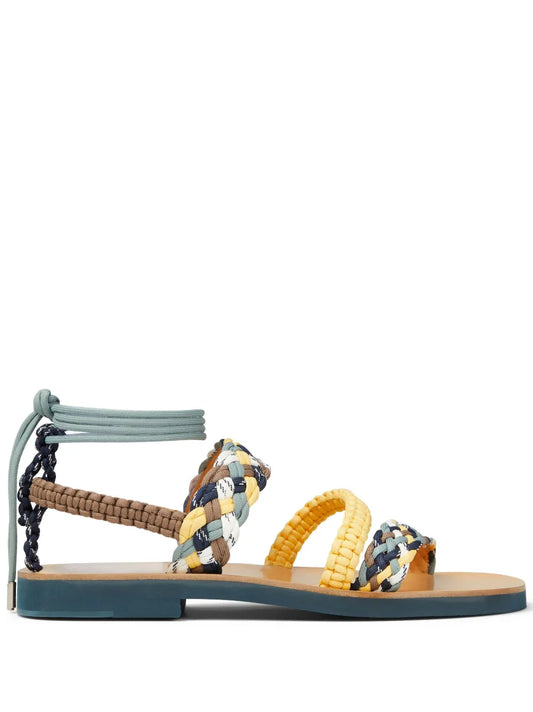 Jimmy Choo Asta interwoven gladiator sandals