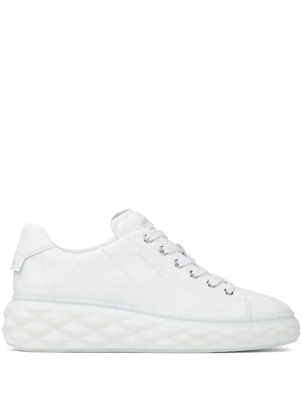 Jimmy Choo Diamond Light Maxi leather sneakers