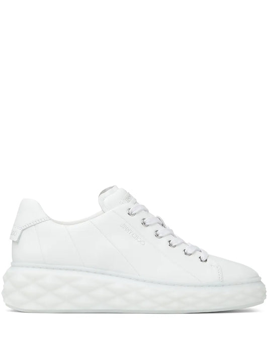 Jimmy Choo Diamond Light Maxi leather sneakers