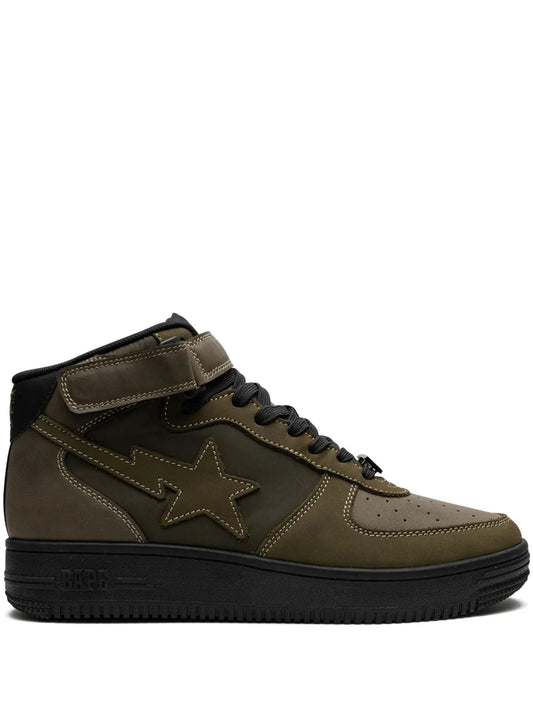 A BATHING APE® Military Bapesta Mid sneakers