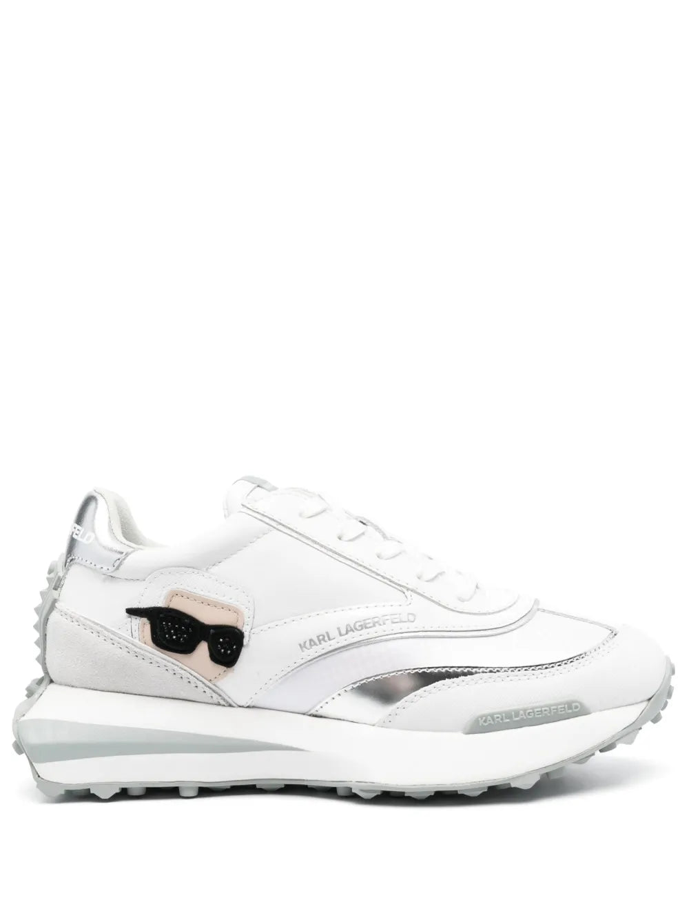 Karl Lagerfeld Zone Karl leather low-top sneakers