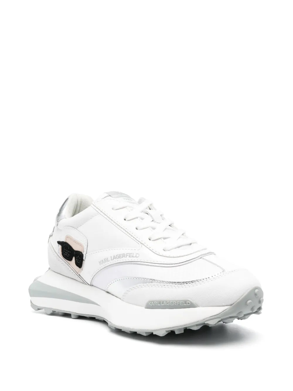 Karl Lagerfeld Zone Karl leather low-top sneakers