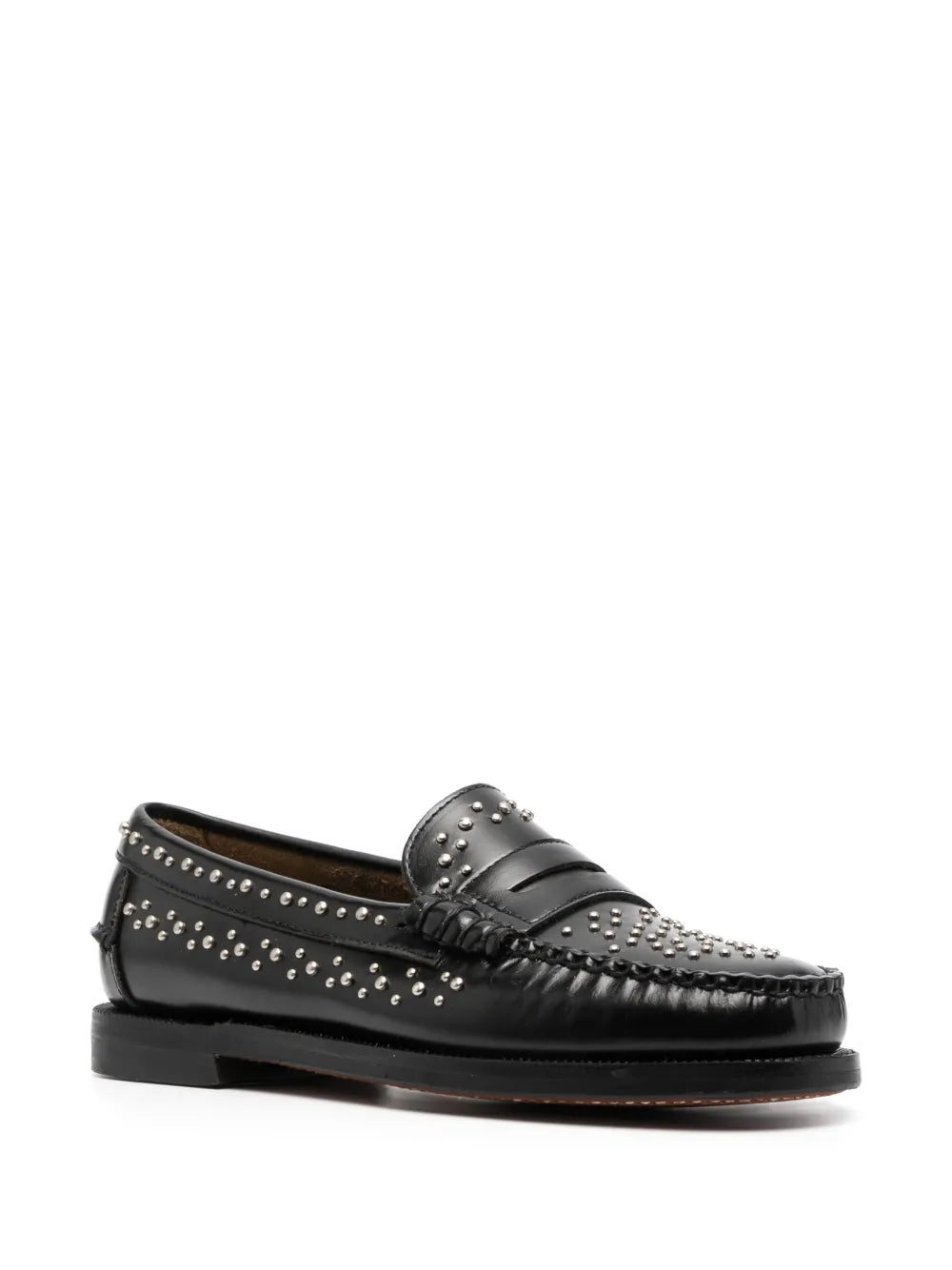 Sebago stud-embellished leather loafers