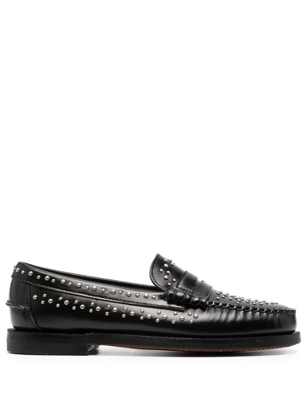 Sebago stud-embellished leather loafers