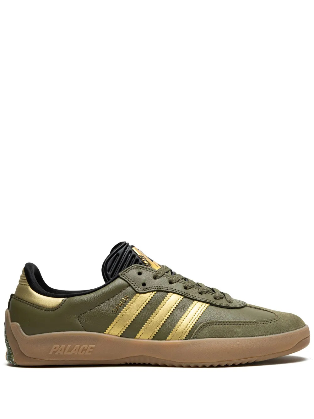 adidas x Palace Puig Samba "Olive Gold" sneakers