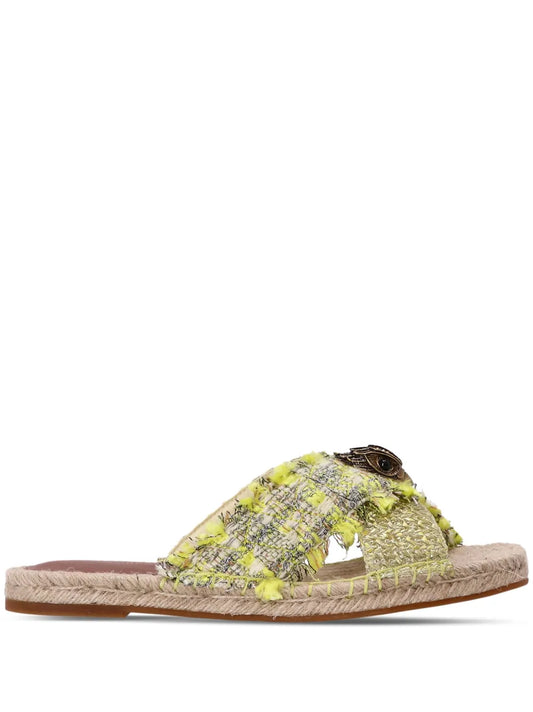 KG Kurt Geiger Kensington tweed espadrilles