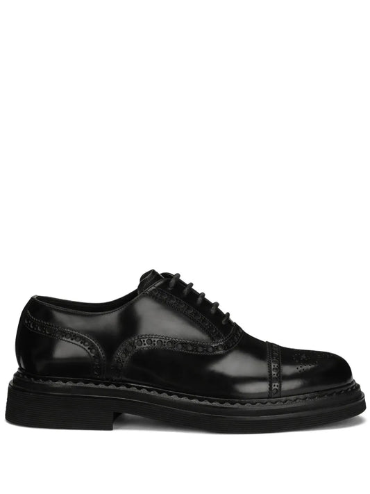 Dolce & Gabbana Francesina leather derby shoes 