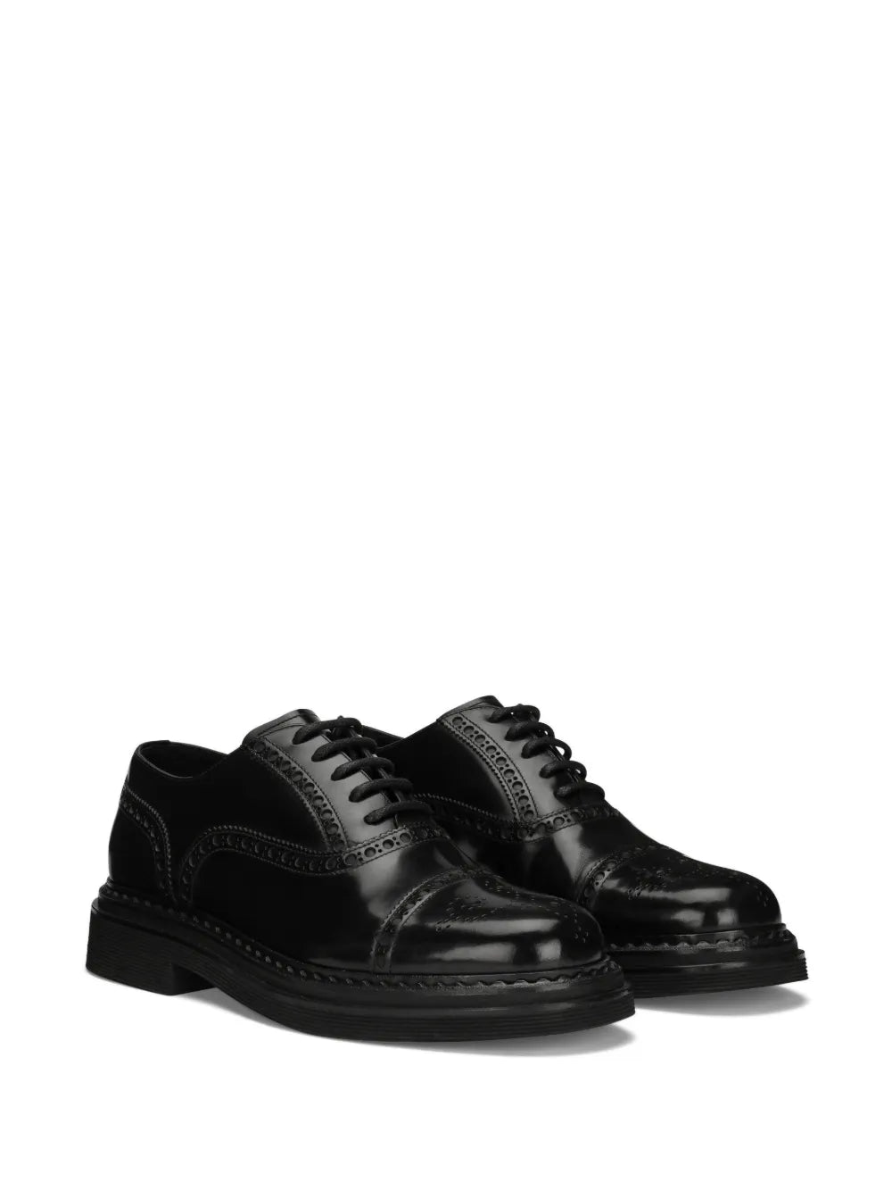 Dolce & Gabbana Francesina leather derby shoes 