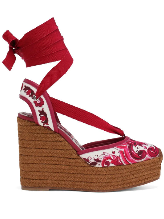 Dolce & Gabbana Majolica-print espadrilles