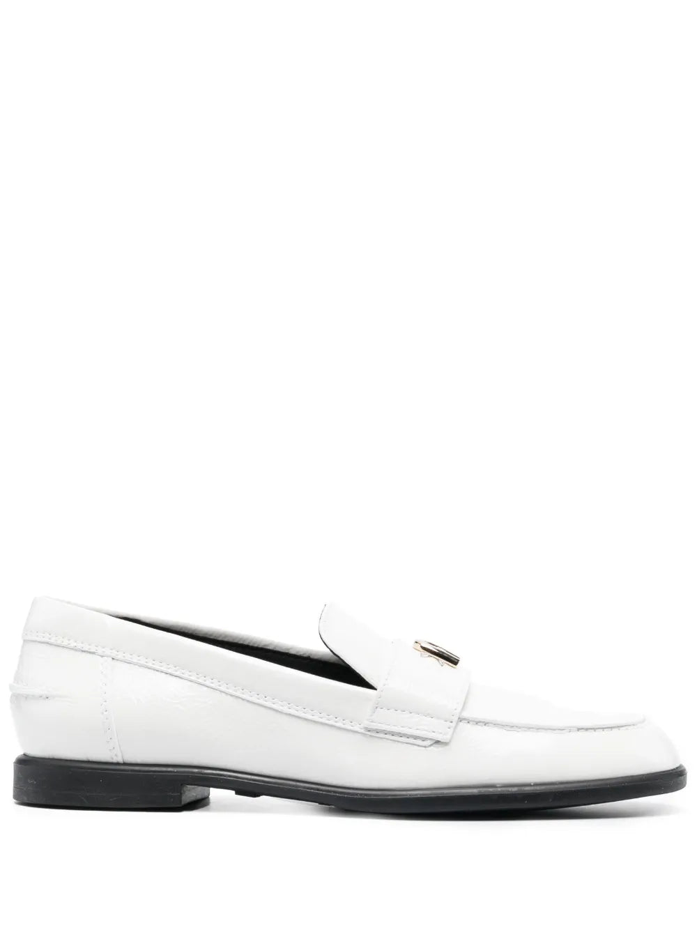 Furla logo-plaque detail loafers