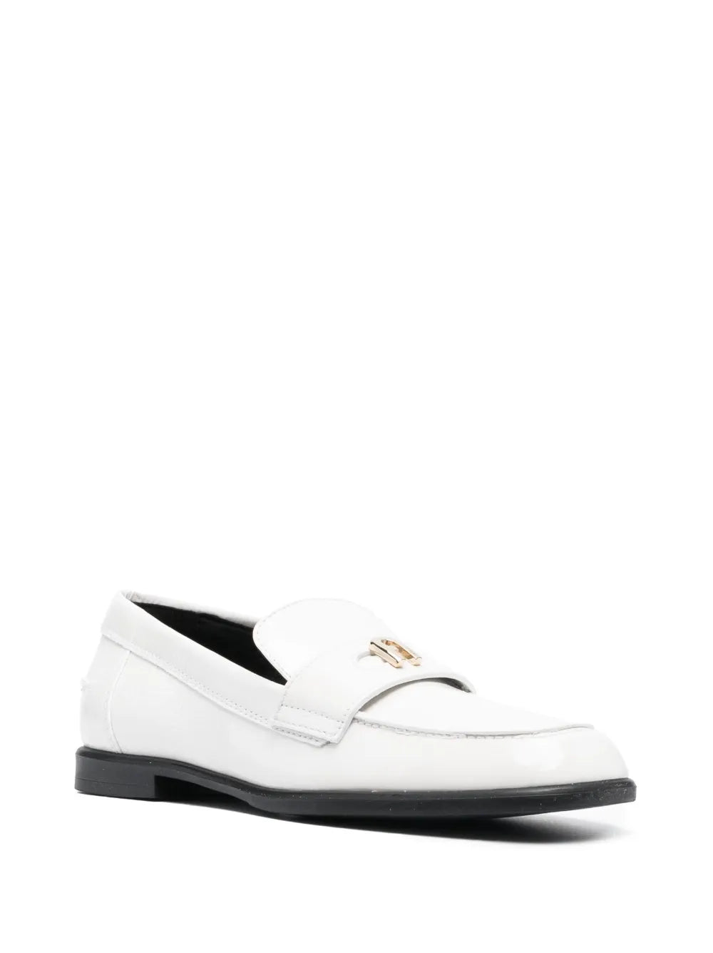 Furla logo-plaque detail loafers