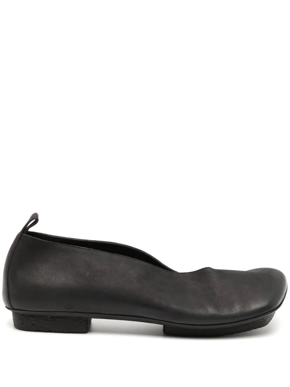 Uma Wang asymmetric-toe leather ballerinas