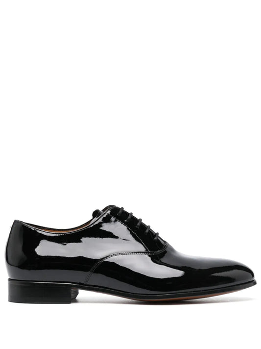 FURSAC high-shine leather derby shoes