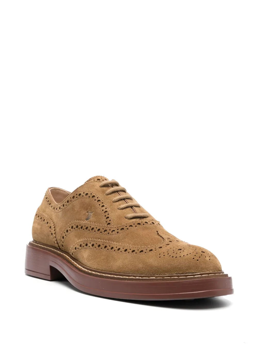 Tod's lace-up suede brogues