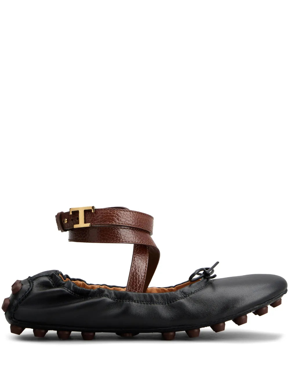 Tod's Gommino leather ballerina shoes