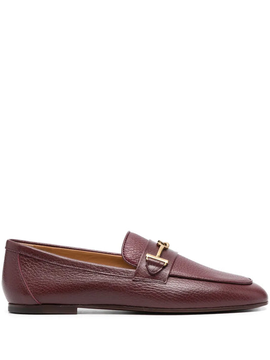 Tod's logo-detail leather loafers