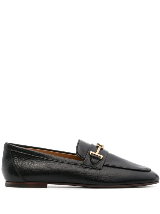 Tod's logo-plaque leather loafers