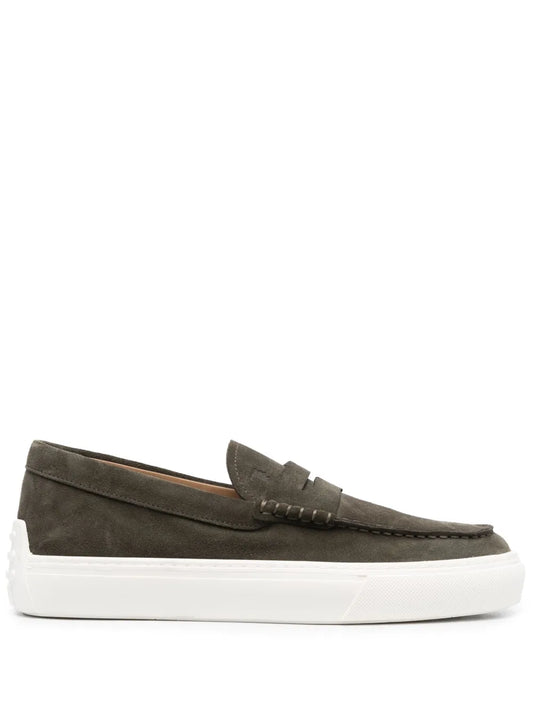 Tod's Gommino suede penny loafers