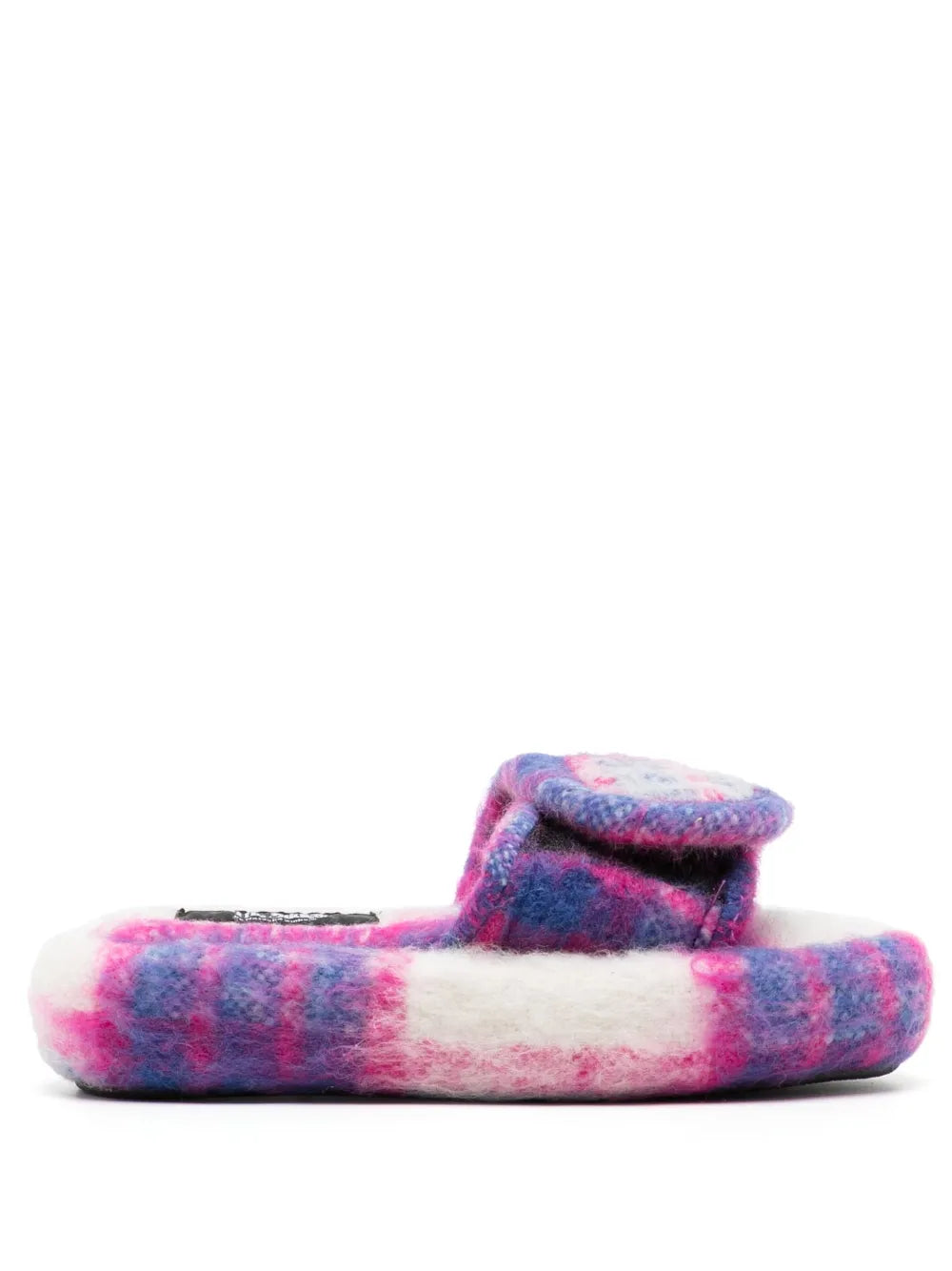 Natasha Zinko The Checked wool slides