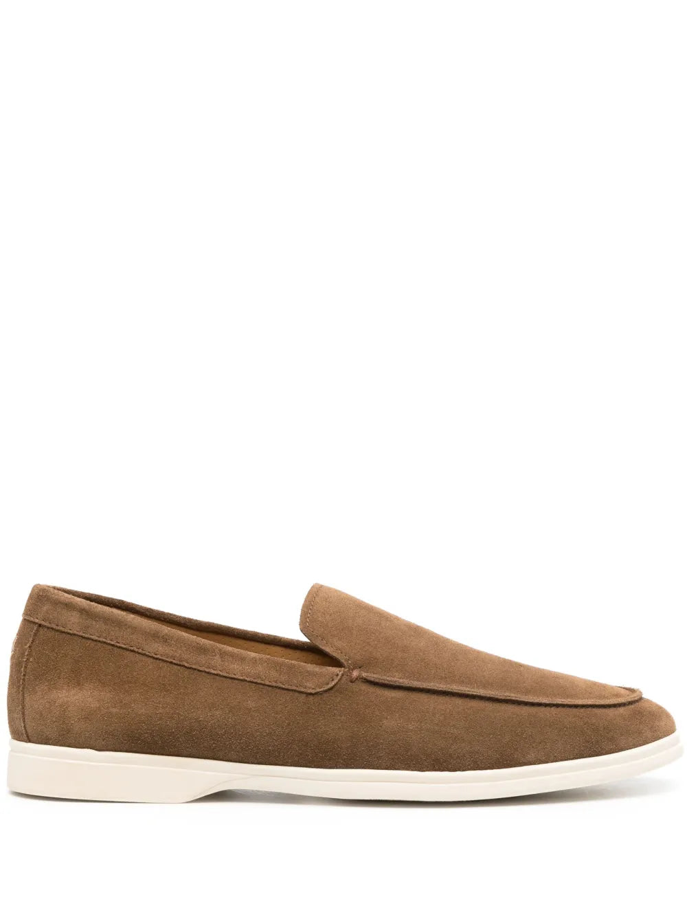 Henderson Baracco almond-toe suede loafers 