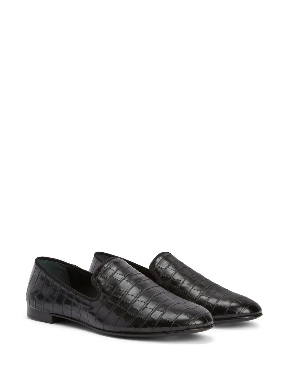 Giuseppe Zanotti Seymour embossed leather loafers