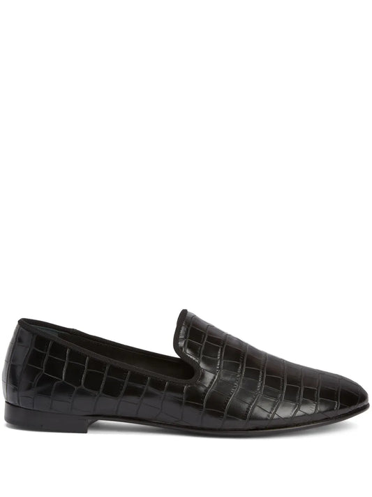 Giuseppe Zanotti Seymour embossed leather loafers