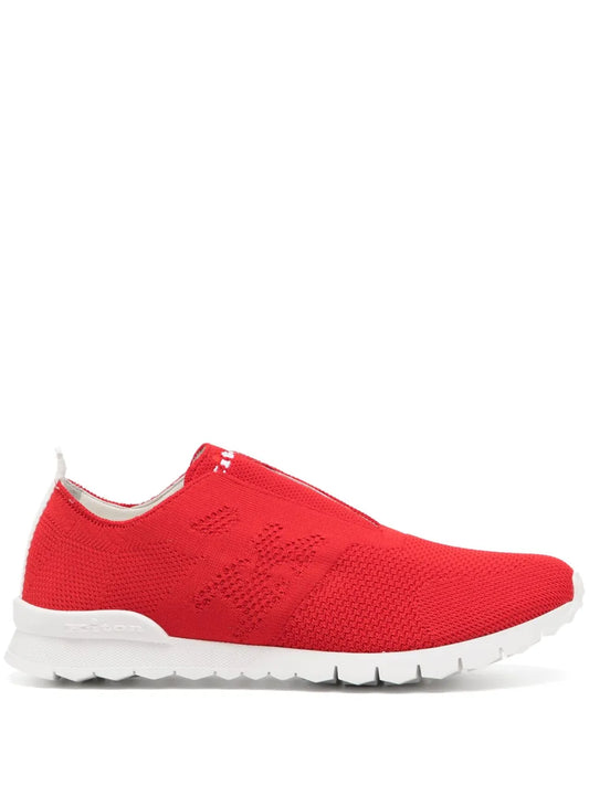 Kiton knitted-upper slip-on sneakers