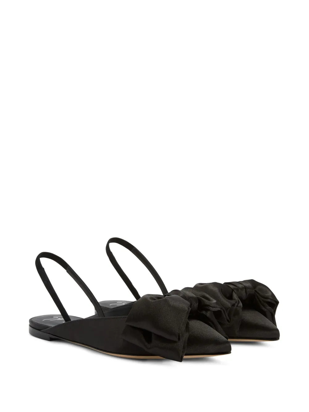 Giuseppe Zanotti Johanna bow-detail ballerina shoes