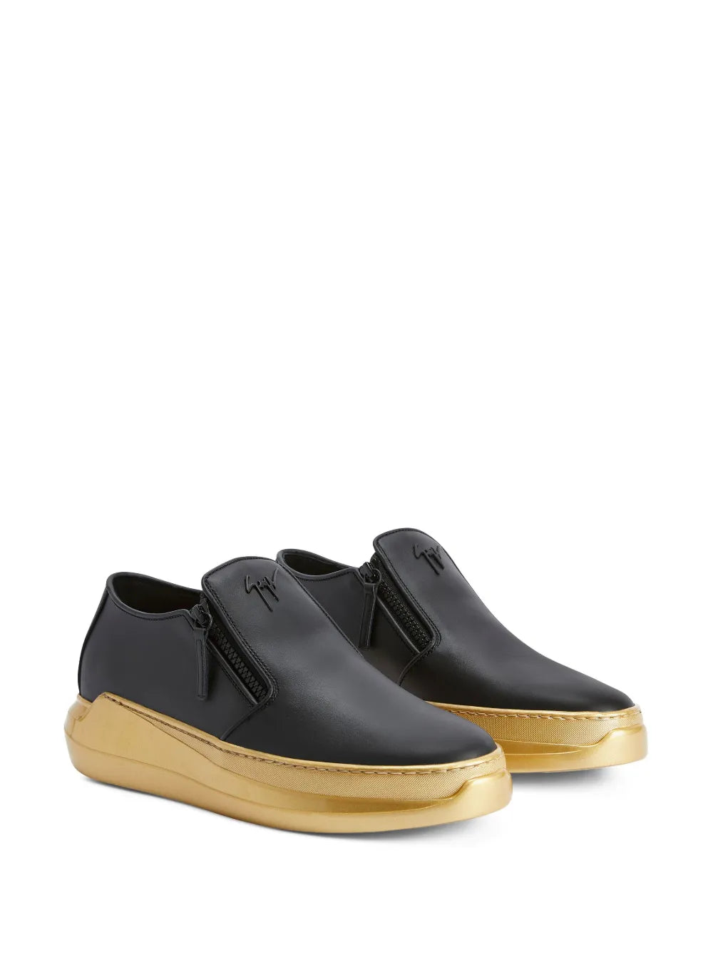 Giuseppe Zanotti Conley zip-up leather loafers