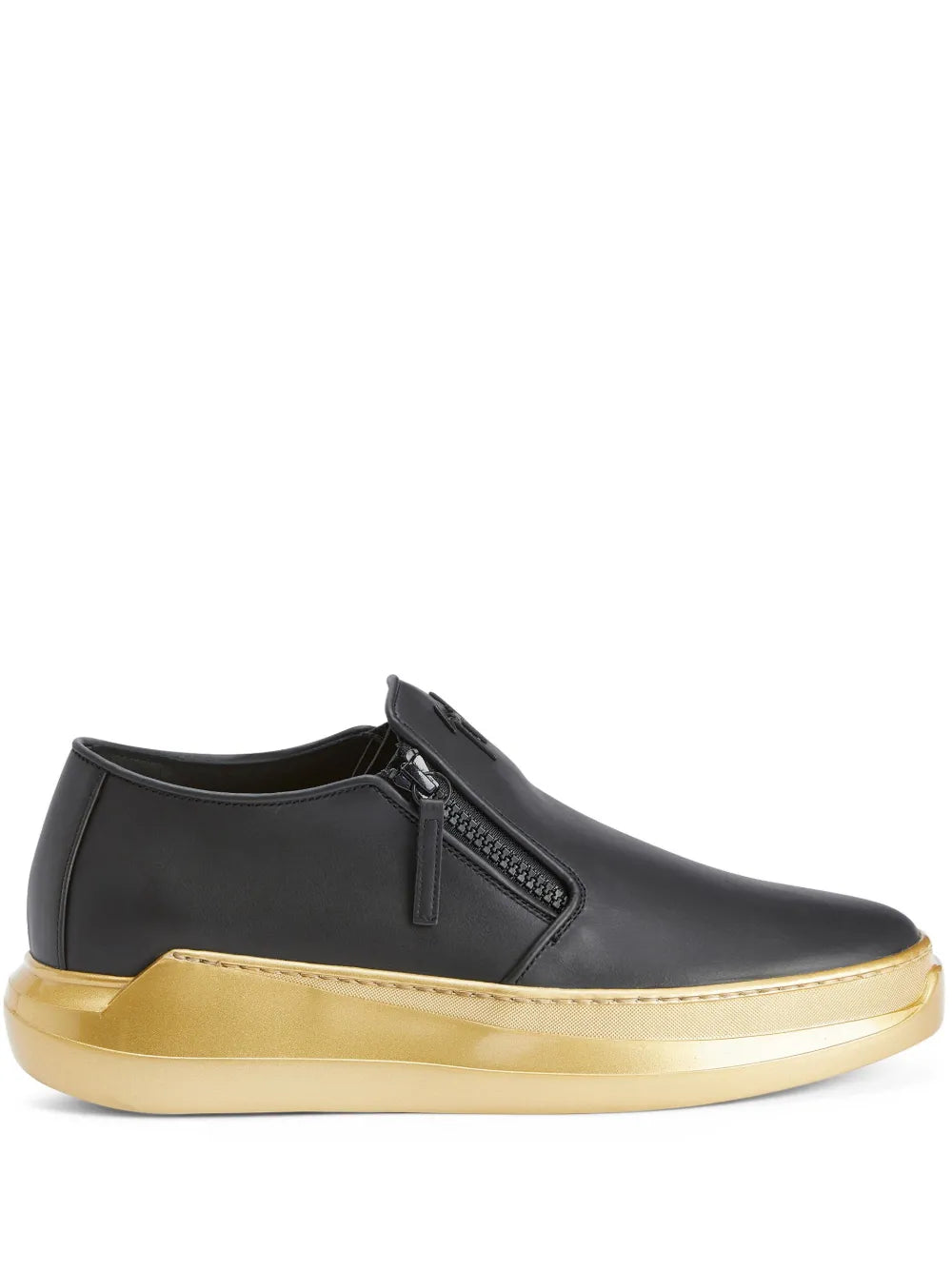 Giuseppe Zanotti Conley zip-up leather loafers