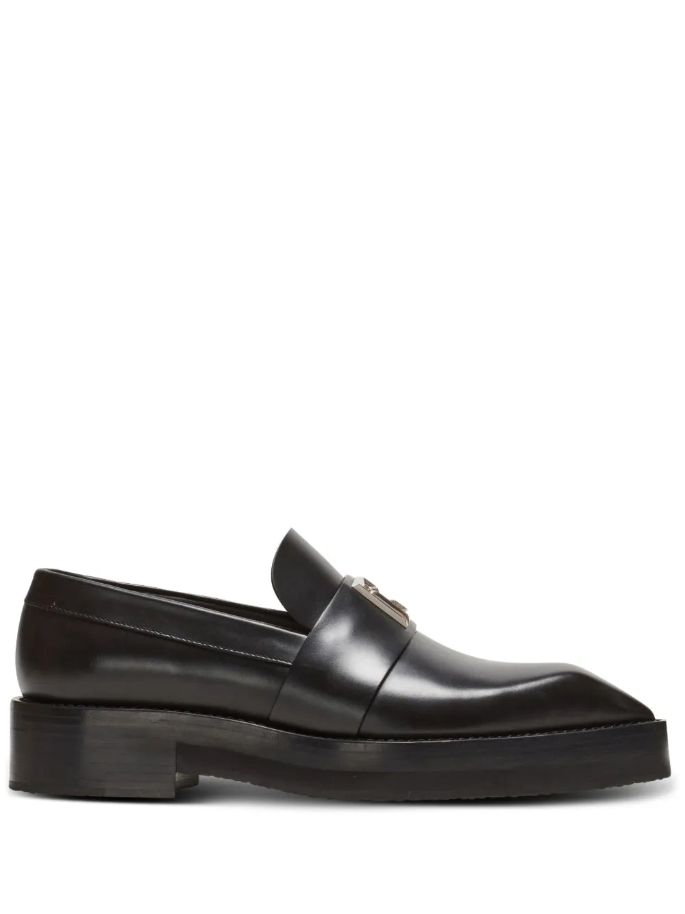 Balmain Ben logo-lettering loafers 